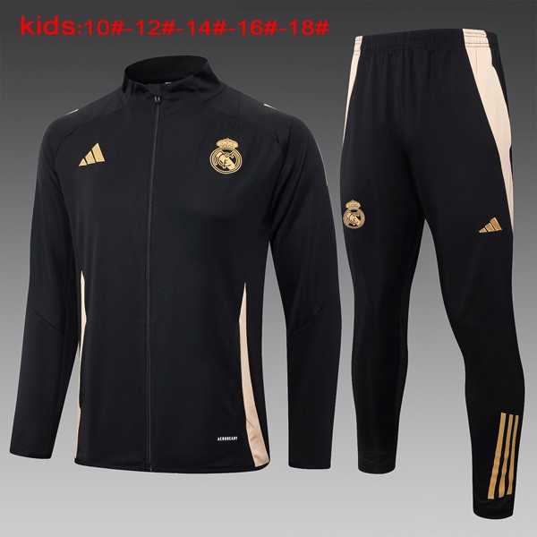 Niños Chandal Real Madrid 2024/25 Negro 3